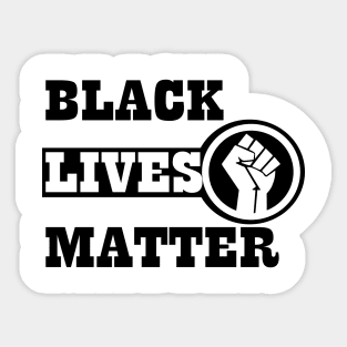 Black lives matter Sticker